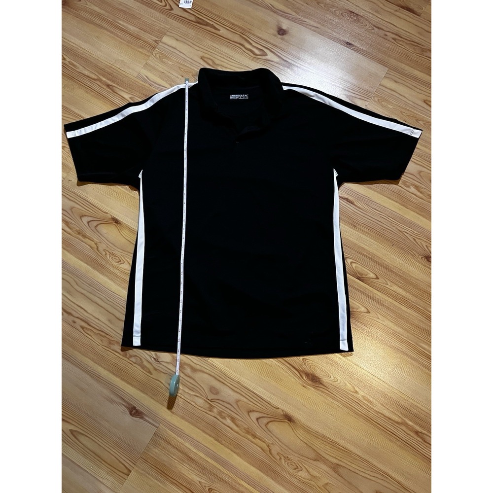 Nike Golf NikeFIT DRY Men's XL Black/White Short Sleeve Polyester Golf Polo